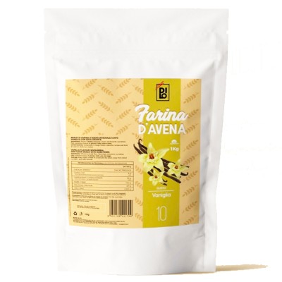 Farina D'avena Micronizzata Vaniglia 1Kg