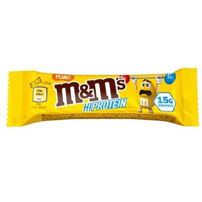Barretta Proteica M&M's High Protein Bar Gusto Arachidi