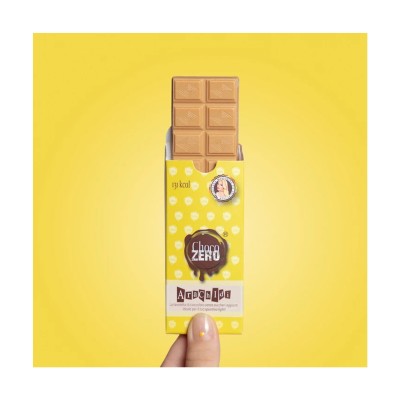 CHOCO ZERO Tavoletta di cioccolato senza zuccheri aggiunti gusto ARACHIDI