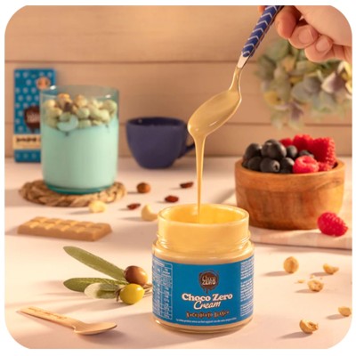 Crema proteica Choco Zero Nocciolato Bianco: Cioccolato bianco e Nocciole tostate