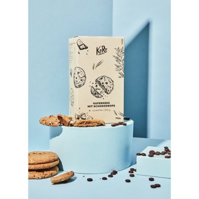 Biscotti senza zucchero con gocce di cioccolato