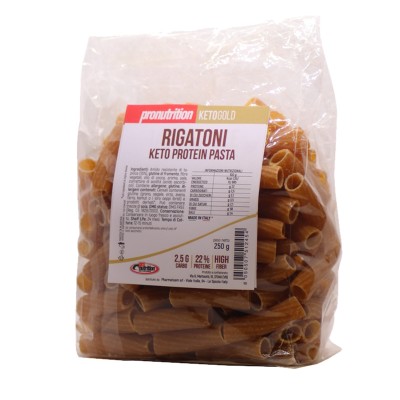 PASTA KETO PROTEICA RIGATONI con 2,5g di Carboidrati