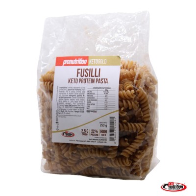 PASTA KETO PROTEICA FUSILLI  con 2,5g di Carboidrati
