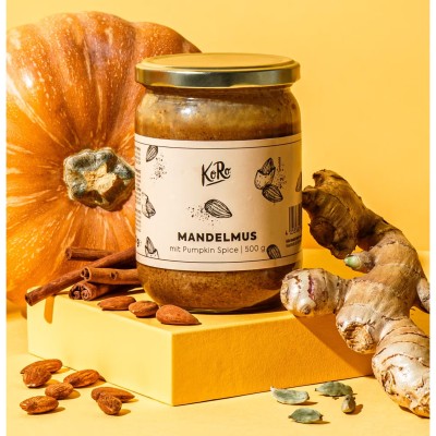 Crema di mandorle al mix di spezie pumpkin spice 500g