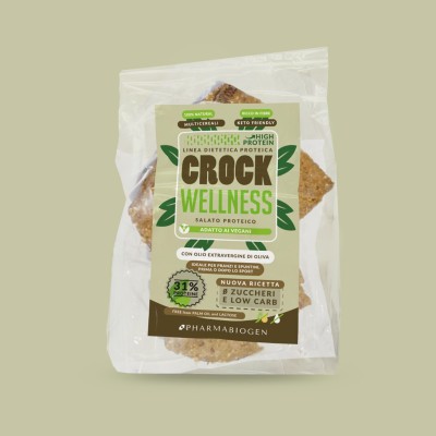 Snack salati proteici “Crock Wellness” gusto Multicereali