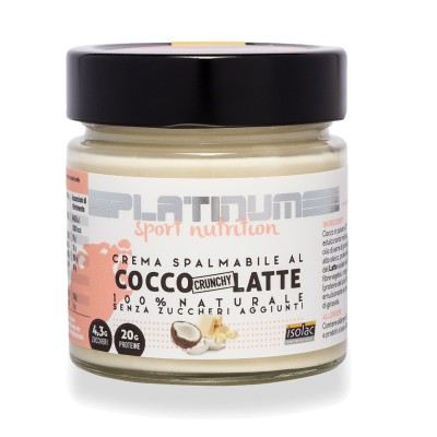 CREMA PROTEICA SPALMABILE COCCO LATTE CRUNCHY