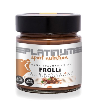 CREMA PROTEICA SPALMABILE FROLLI': NOCCIOLA CON GRANELLA DI BISCOTTO
