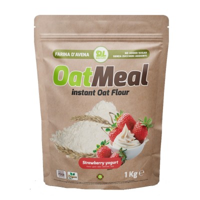 OatMeal Instant - Farina di Avena Strawberry yogurt 1Kg