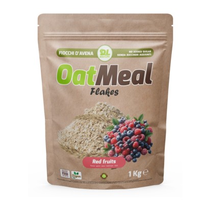 OatMeal Instant - Farina di Avena Red fruits 1Kg