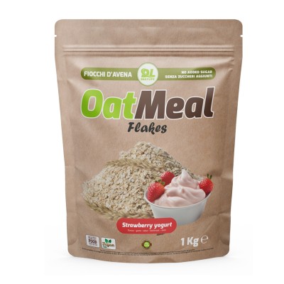 OatMeal Instant - Farina di Avena Strawberry yogurt 1Kg