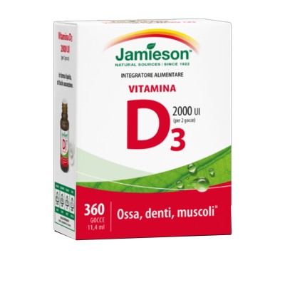 Vitamina D 2000 UI 360 gocce