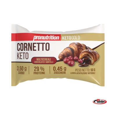CORNETTO KETO MULTICEREALI CIOCCOLATO e MIRTILLO