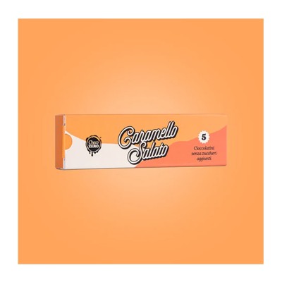 CHOCO ZERO Set 5 cioccolatini Caramello Salato Senza zucchero