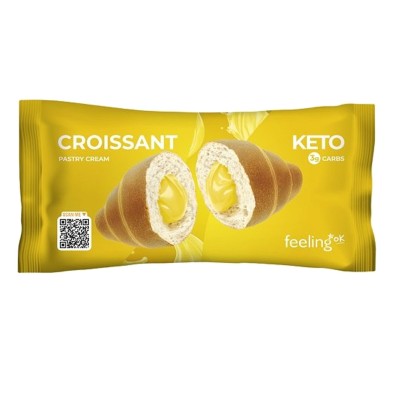 Croissant ripieno di CREMA PASTICCERA Stage1