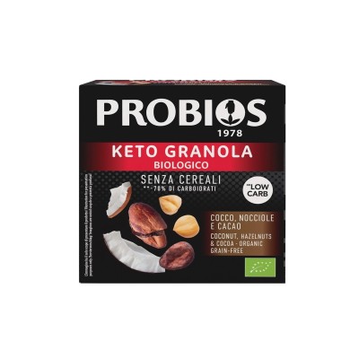 KETO GRANOLA COCCO NOCCIOLE E CACAO