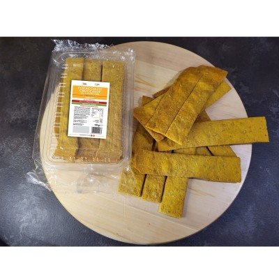 Crispy Fit Protein Focaccia with Turmeric