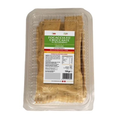 Crispy Fit Protein Focaccia with Rosemary