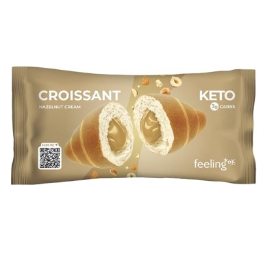 Croissant filled with apricot cream 3 g of carbohydrates