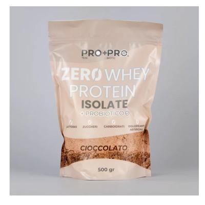 PRO+PRO ZERO WHEY PROTEIN ISOLATE Volac® con Probiotico- SENZA LATTOSIO