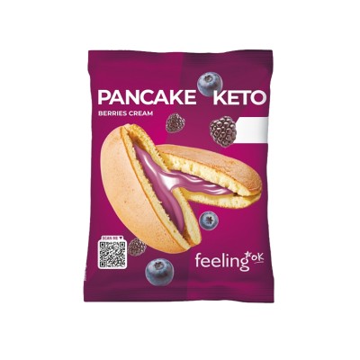 Pancake Keto Berries Cream