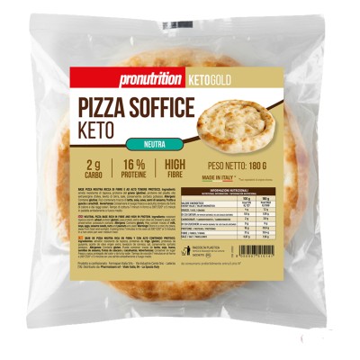 PIZZA BASE KETO SOFFICE, con solo 3.6gr di carboidrati