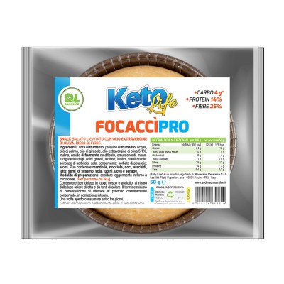 FocaccìPro solo 4 g di carboidrati