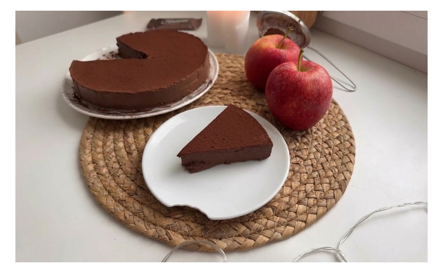 Torta mousse cioccolato fondente