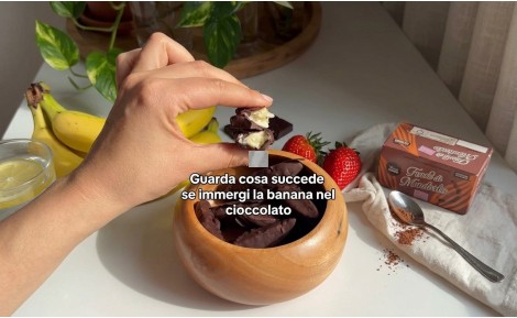 Snack senza zucchero Cioccolato e Banana