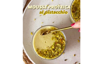 Mousse proteica al Pistacchio